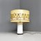 Moderne italienische Tischlampe aus Metall & Pergament im Stil von Fornasetti, 1960er 11