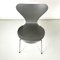 Modern Danish Grey Wood Chair 7 Series attributed to Jacobsen for Fritz Hansen, 1970s, Image 6