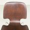 Deutsche Mid-Century Stühle aus Holz mit verchromtem Stahlgestell, 1960er, 2er Set 10