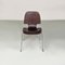 Deutsche Mid-Century Stühle aus Holz mit verchromtem Stahlgestell, 1960er, 2er Set 7