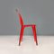 Modern Italian Red Metal Lamda Chair attributed to Marco Zanuso and Richard Sapper, 1970s 10