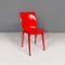 Modern Italian Red Metal Lamda Chair attributed to Marco Zanuso and Richard Sapper, 1970s, Image 12