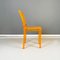 Modern Italian Orange The Marie Chair by Philippe Stark for Kartell, 1990s 3