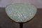 Pastel Green Marbled Resopal Plate Flower Stool, 1950s, Image 6