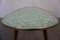 Pastel Green Marbled Resopal Plate Flower Stool, 1950s 2