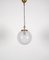 Mid-Century Tessuto White and Crystal Murano Glass Chandelier from Venini, 1970s 4