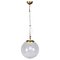 Mid-Century Tessuto White and Crystal Murano Glass Chandelier from Venini, 1970s 1