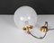 Mid-Century Tessuto White and Crystal Murano Glass Chandelier from Venini, 1970s 16