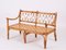 Mid-Century Modern Italian Two-Seat Rattan and Bamboo Sofa, 1970s, Image 7