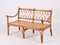 Mid-Century Modern Italian Two-Seat Rattan and Bamboo Sofa, 1970s, Image 5