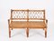 Mid-Century Modern Italian Two-Seat Rattan and Bamboo Sofa, 1970s 9