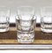 Whisky Set with Serving Tray from Val Saint Lambert, 1957, Set of 8 10