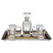 Whisky Set with Serving Tray from Val Saint Lambert, 1957, Set of 8 1