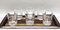 Whisky Set with Serving Tray from Val Saint Lambert, 1957, Set of 8 9