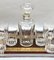 Whisky Set with Serving Tray from Val Saint Lambert, 1957, Set of 8 3