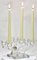 Belgische Kristall Kerzenständer von Val Saint Lambert, 1930er, 2er Set 6