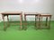 Scandinavian Rustic Nesting Tables with Ceramic Tops, 1960s, Set of 3, Image 9
