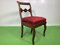 Antique Dining Chairs in the Scandinavian Biedermeier Style, 1860s, Set of 4 1