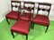 Antike Esszimmerstühle im skandinavischen Biedermeier Stil, 1860er, 4er Set 11