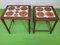 Scandinavian Side Tables with Tile Decor, 1960s, Set of 2 4
