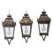 Large French Bronze & Iron Lantern Wall Light in 19th Century Style 1