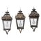 Large French Bronze & Iron Lantern Wall Light in 19th Century Style, Image 1