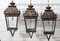 Large French Bronze & Iron Lantern Wall Light in 19th Century Style, Image 12