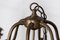 Large English Brass Lantern Ceiling Lights, Set of 3, Image 7