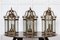 Large English Brass Lantern Ceiling Lights, Set of 3 3