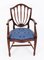 Vintage Hepplewhite Revival Armchairs, 1980s, Set of 2 3