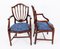 Vintage Hepplewhite Revival Armchairs, 1980s, Set of 2 2