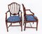 Vintage Hepplewhite Revival Sessel, 1980er, 2er Set 2