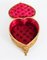 Antique French Ormolu Heart Shaped Jewellery Casket Box, 19th Century 7