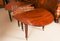 Antique Regency Concertina Action Dining Table & Chairs, 19th Century, Set of 11, Image 10