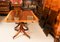 Vintage Regency Revival Twin Pillar Dining Table attributed to William Tillman, 1980s, Image 12