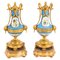 Urnas Bleu Celeste Sevres francesas antiguas, siglo XIX. Juego de 2, Imagen 1