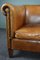 Cognac Sheep Leather Club Chair 6