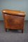 Cognac Sheep Leather Club Chair 3