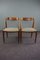 Vintage Danish Model 16 Dining Chairs by Johannes Andersen for Uldum Møbelfabrik, Set of 4 1