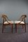 Vintage Danish Model 16 Dining Chairs by Johannes Andersen for Uldum Møbelfabrik, Set of 4 4