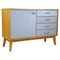 Mid-Century Commode or Chest of Drawers with Powder Blue Fronts, Austria, 1960s, Image 1