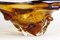 Cuenco Mid-Century de cristal de Murano ámbar, años 60, Imagen 9