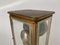Late 19th Century Napoleon III Skeleton Cage Clock in Bevelled Glass & Brass 11
