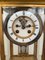Horloge Squelette Napoléon III de la Fin du 19ème Siècle en Verre Biseauté et Laiton 2