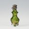 Botella de sal de vidrio con detalles en hoja de oro, siglo XVIII, Imagen 12