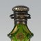 Botella de sal de vidrio con detalles en hoja de oro, siglo XVIII, Imagen 9