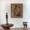 Ann Le Bas, Figure Nue avec Reflet, Peinture à l'Huile, 20ème Siècle, Encadrée 3