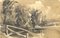 William Burgess de Dover, estudio de la ribera, principios del siglo XIX, acuarela, Imagen 1