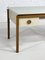 Wood and Satin Lacquer Chalk Color Desk, 1960s, Image 6