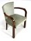 Fauteuil Art Déco en Bois et Velours, 1930s 2